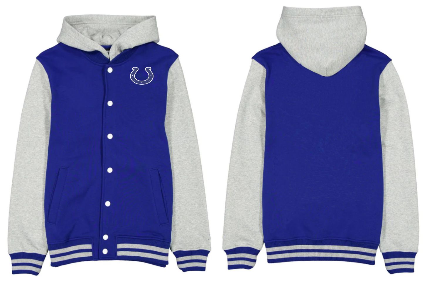 Men 2026 NFL Indianapolis Colts  jacket hoodie Blue 01->minnesota vikings->NFL Jersey
